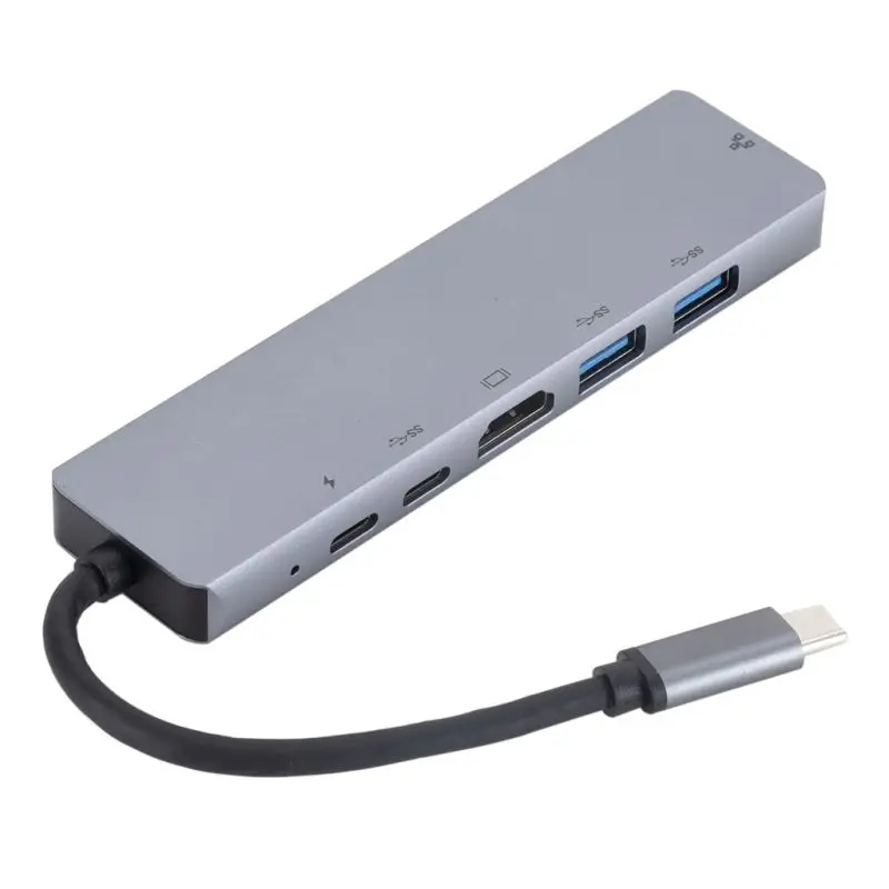 Usbc к Rj45 Lan 4K Hdmi Vga 2Usb 3,0 Sd слот для карт 8 в 1 Тип C док-адаптер концентратор для Macbook для samsung huawei Dex Mo