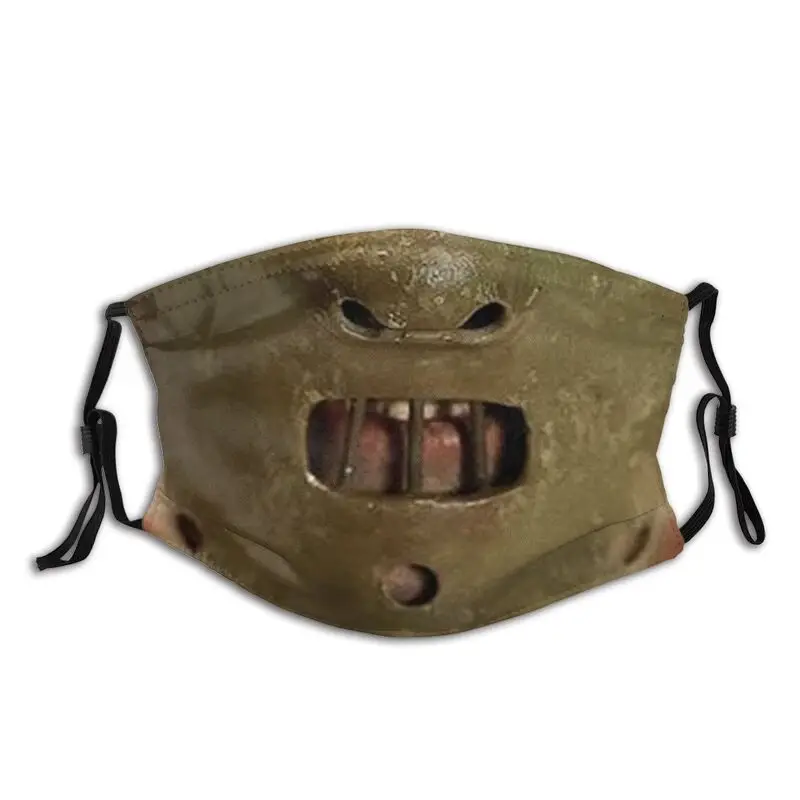 Дышащая Маска для лица Hannibal Lecter маска Молчание ягнят с фильтрами пылезащитный