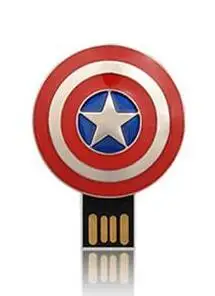 Супер Мстители, флеш-диск USB 2,0, флеш-накопитель, Железный человек, Америка, капитан, молот, Халк, USB флеш-карта памяти, 8 ГБ, 16 ГБ, 32 ГБ, 64 ГБ - Цвет: 2