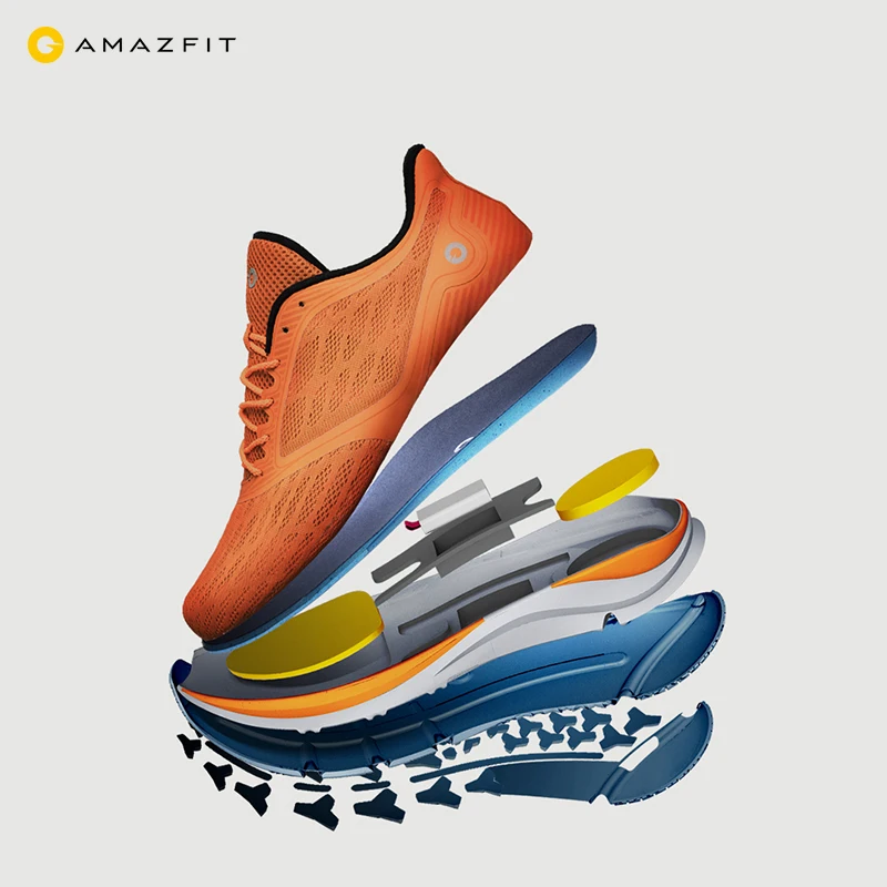Xiaomi Mijia Amazfit Antelope Мужская Беговая Уличная обувь, кроссовки для мужчин, умная спортивная обувь/тапки hombre Chip APP control