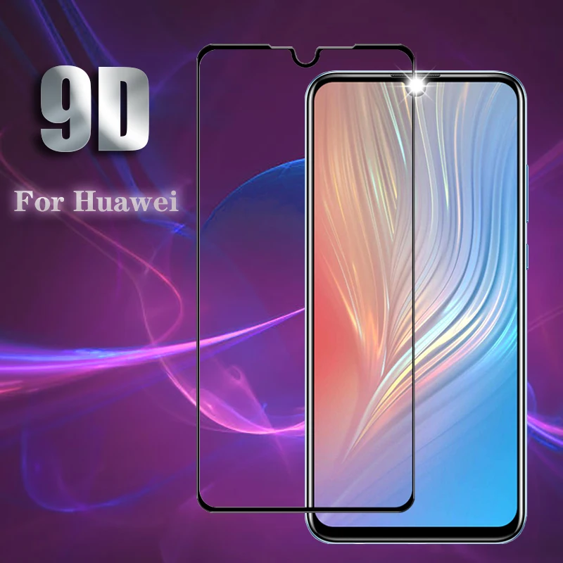 9D закаленное стекло для Huawei P30 Pro полное покрытие Защита экрана Lite Противоударная