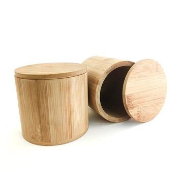 

Bamboo Candy Jar For Spices Glass Transparent Container Glass Jars With Lids Cookie Jar Kitchen Jars And Lids