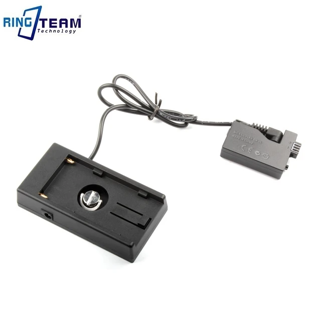 External Power Supply DR-E5+F970 Battery Plate 7.2 Volts for Canon