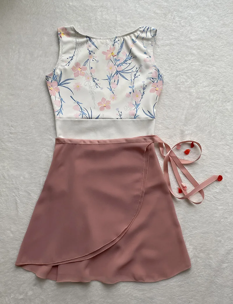 Ballet Dance Skirt New Style Pure Color Chiffon Practice Leotard Small Apron Tutu Adult High Quality Ballet Dress