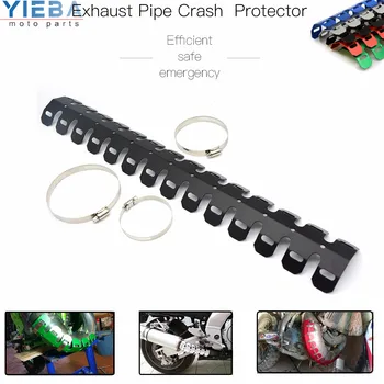 

Motorcycle Aluminum Exhaust Shield Protector Cover Heat Protection For KTM SX /XC 65 85 105 150 250 300 400 450 525 EXC Husaberg