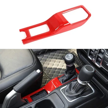 

4WD Gear Shift Cover Panel Decoration Sticker for 2018-2019 Jeep Wrangler JL Car Accessories