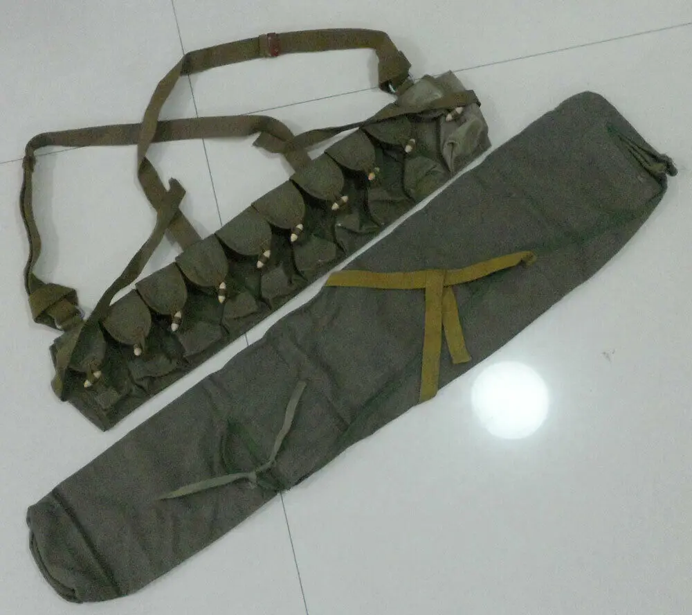 Military Surplus Chinese Army Type 56 SKS Rifle Bag Cover Pack SKS Ammo Pouch Chest Rig