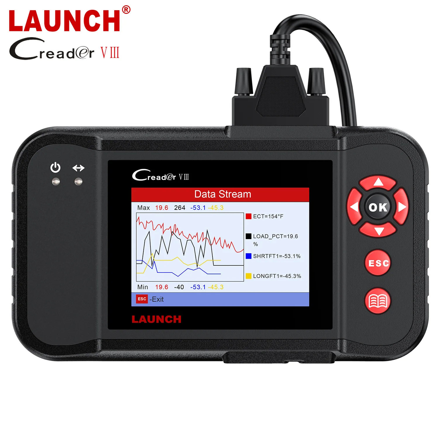 Avvia Creader Viii Lettore Di Codici Obd2 Completo Scanner 4 Sistema Diagnostico Epb Sas Oil Reset Obd 2 Scanner Automatico Strumento Diagnostico Per 