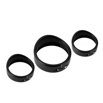 

Sun Visor Headlight Ring Trim Replacement Accessories Metal Left+Right