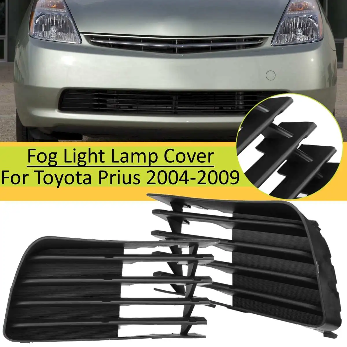 Передний бампер для Toyota Prius 2004 2005 2006 2007 2008 2009 противотуманный светильник крышка