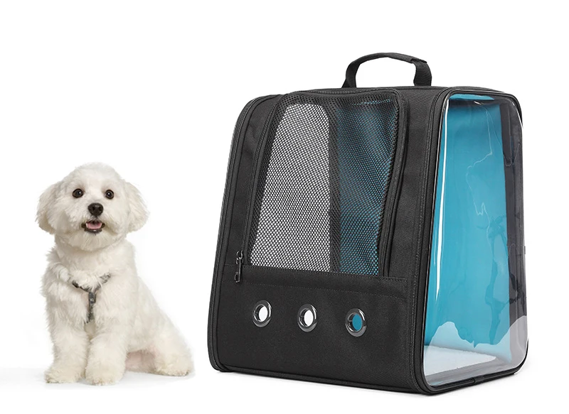 

Breathable Pet Dog Outdoor Carrier Backpack Mesh Big Dog Travel Backpack Cat Puppy Carrying Bags for Small Medium Pets Teddy Pug