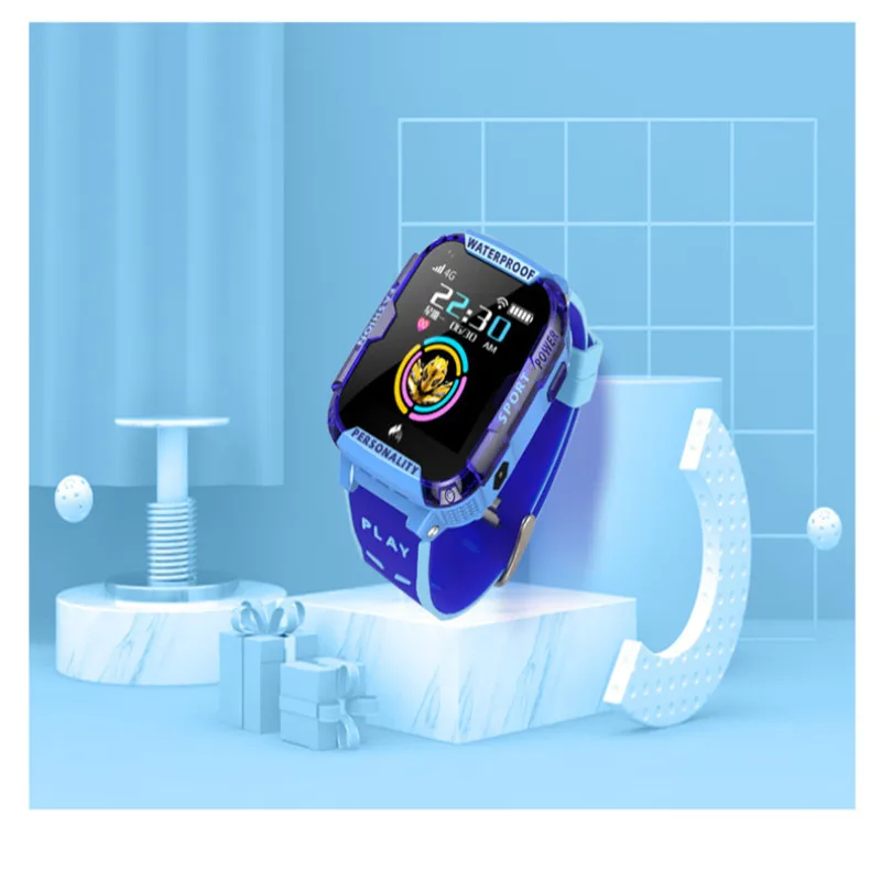 

4G Kids Smart Watch GPS LBS Tracker Wifi Location SOS Call Camera Children HD Video Calls Real-time Voice Waterproof Smart Watch