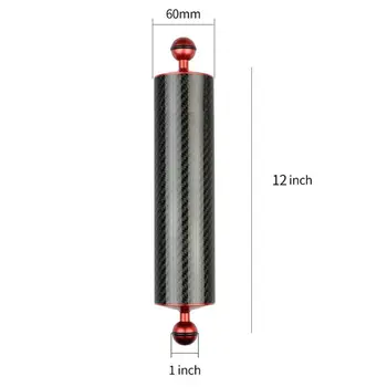 

60mm Carbon Fiber Float Buoyancy Aquatic Arm Dual Ball Floating Arm Diving Tray R91A