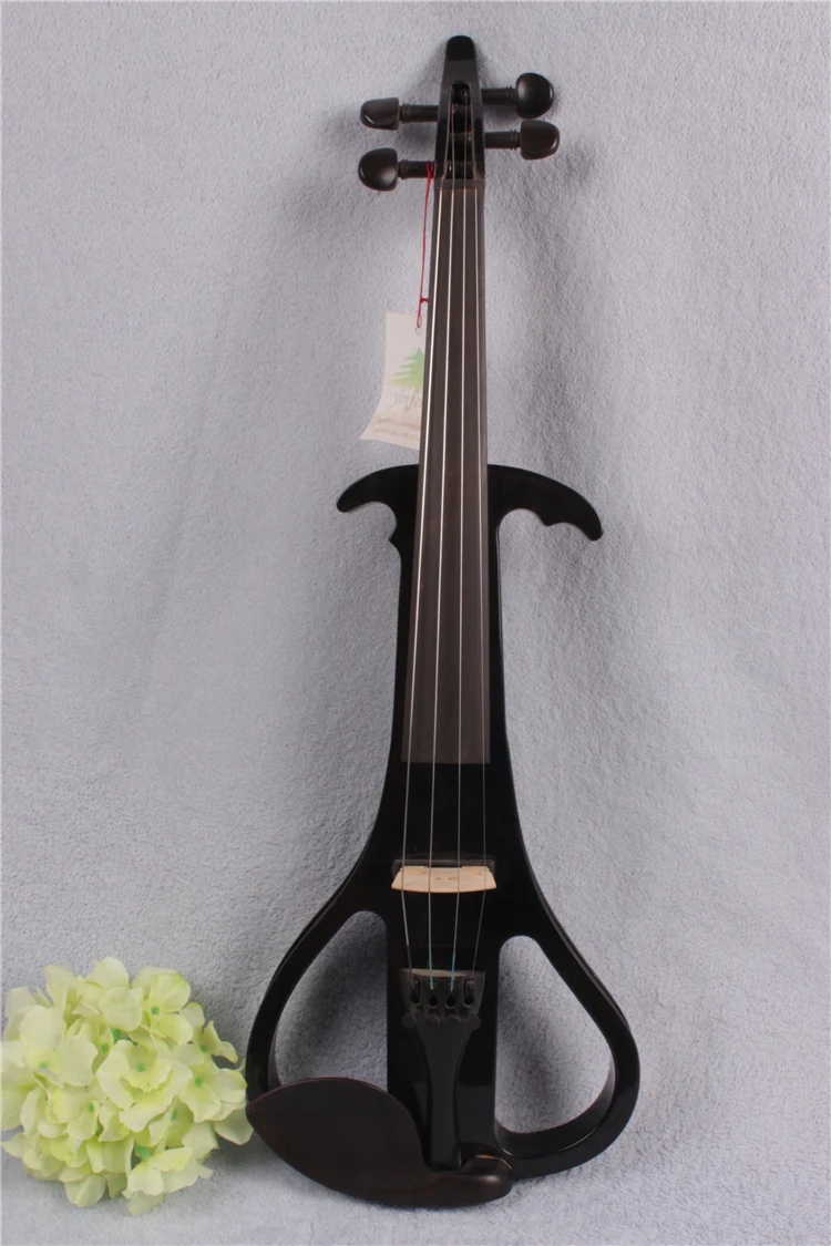 

4 STRING Electric Violin Silent Pickup Fine tone Solid wood Electric Silent Violin 4/4 Handmade Free Case Bow Cable Rosin #EV3