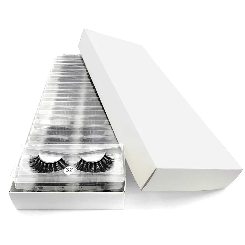 30/50/100 pairs Eyelashes Wholesale Hand Made Mink Eyelashes 3d Mink Hair Lashes Natural Lashes Makeup 3d Volume False Eyelashes