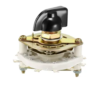 

uxcell 2P5T 2 Pole 5 Position 1 Deck Band Channel Rotary Switch Selector with Plastic Knob