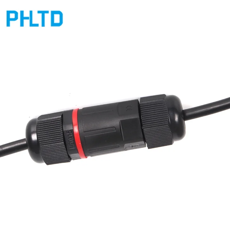 

1 cable connector waterproof IP68 wire sealed flame retardant 3P quick connector for cable wire connection