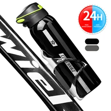 Велосипедная бутылка для воды loozykit из алюминиевого сплава, 500 мл, чайник, велосипедный термос для сохранения тепла, Спортивная бутылка для воды Велосипедная бутылка для воды loozykit из алюминиевого сплава, 500 мл, чайник, велосипедный термос для сохранения тепла, Спортивная бутылка для воды