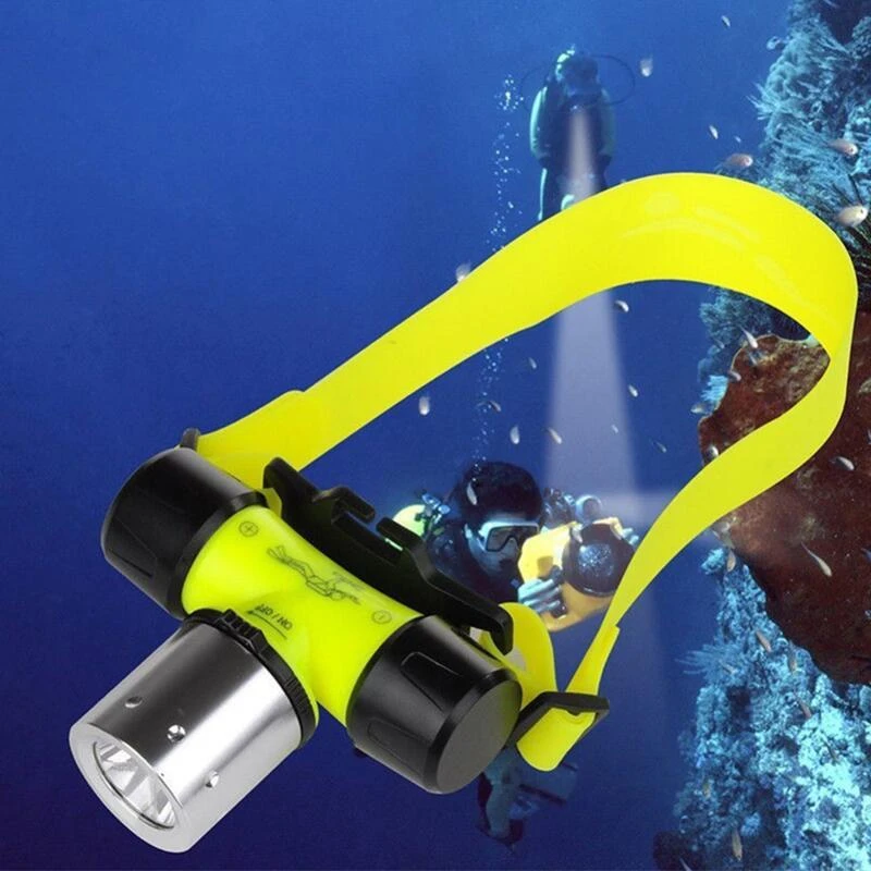 Waterproof xmL T6 Diving Swimming Headlamp Underwater Headlight Fishing