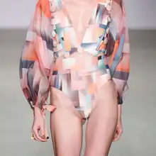 Женский купальник пляжная женская одежда утягивающие плавные Купальники пуш-ап однотонные кружевные с длинными рукавами для девочек клетчатые полиэстер