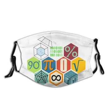 

Math Mathematical Non-Disposable Face Mask with Filter Formula Geometry Anti Bacterial Dustproof Mask Respirator Mouth Muffle