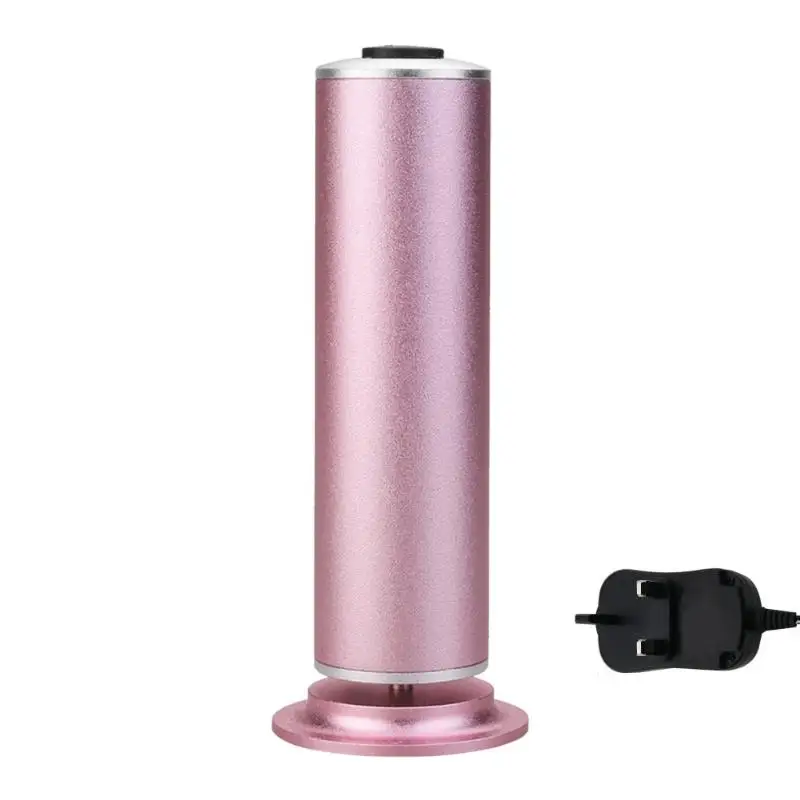 UK Plug -Pink 12 В электрическая шлифовальная машина для ног шлифовальное средство для отшелушивания кожи Педикюр машина для ухода за ногами профессиональный маникюрный салонный инструмент - Цвет: UK Plug -Pink