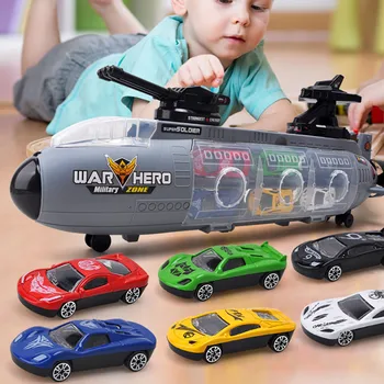 

Submarine Alloy Car Education Toy Model Scenes Set Portable Storage Box For Kids Diecasts & Toy Vehicles Toy For Boys Gift
