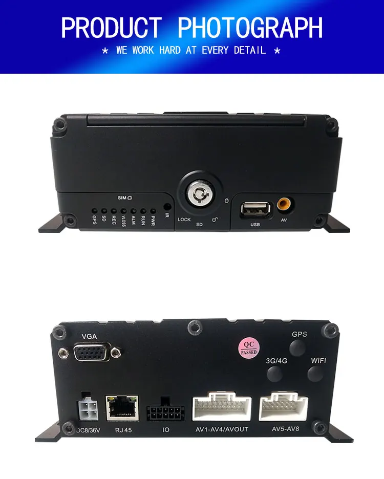 HYFMDVR Лодка Грузовик g-сенсор-I/O Мобильный Dvr AHD автомобиль 1080 видео-рекордер жесткий диск MDVR