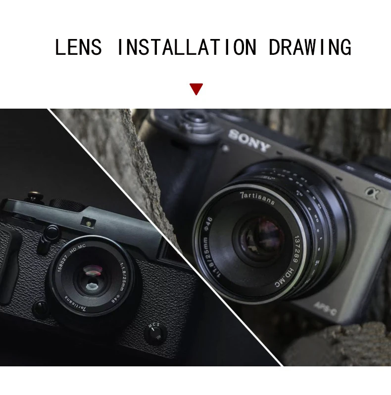 7artisans 25 мм F1.8 ручной объектив для камеры Canon EOS M A7 A7II A7R Sony E Mount Fuji FX Macro MFT/ M4/3