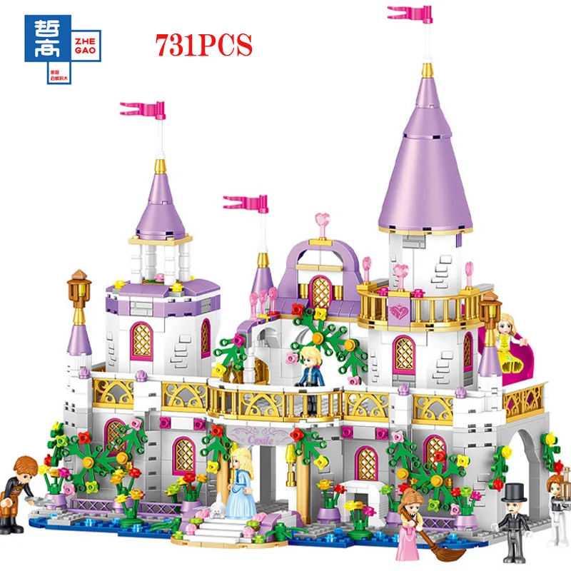 

Building Blocks friends for Princess Windsor Castle Prince Girl Series Children's Educational Assembled Toys