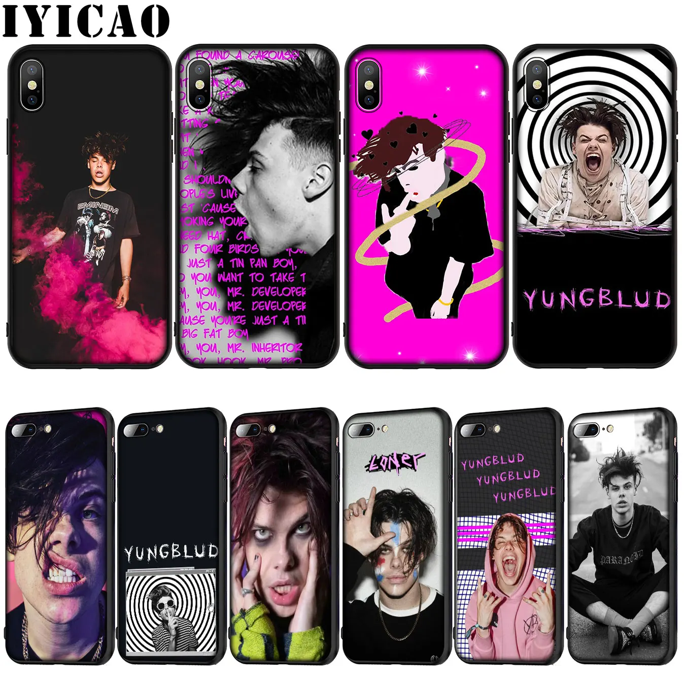 Мягкий силиконовый чехол Yungblud Singer для iPhone 12 Mini XR X XS 11 Pro Max 10 6 6S 7 8 Plus 5S SE телефона |