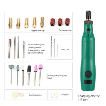 

New USB 18V AC Rotary Power Tool Electric Grinder Accessories Fits for Grinding Sanding Polishing Cutting Drilling Accessories S