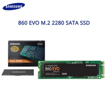 Samsung 860 EVO M.2 внутренний SSD 250 ГБ 500 1 ТБ SATA3 Интерфейс Max Скорость 550 МБ/с. твердотельный накопитель