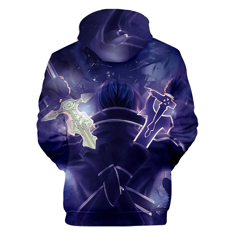 Sudaderas de mujer; обувь для вечеринки в Стиле косплей Sword Art толстовки с капюшоном «Online» аниме SAO Для женщин, свитер с длинными рукавами и капюшоном Повседневное Мода уличная толстовка с капюшоном