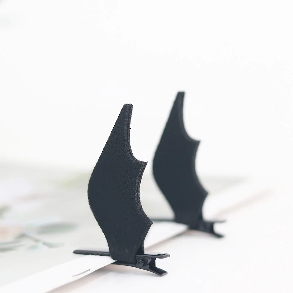 1Pair Devil Hairgrips Bat Hair Clips Wings Bat Hairpins Dress-up Costume Halloween Cosplay Party Hair Accessories hair clips,hair accessories