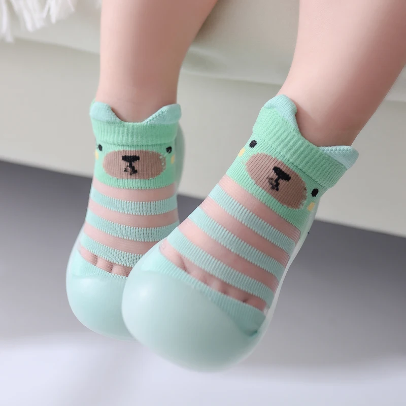 Closeout Sock Shoes Rubber-Bottom Non-Slip Animal-Style Baby Toddler Summer Cute Soft Home 3BjbjjgEV