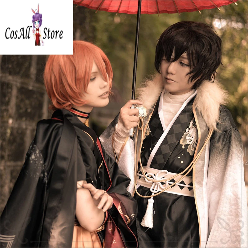 

Anime Bungo Stray Dogs Cosplay Dazai Osamu Nakahara Chuya Kimono Cosplay Costume helloween costumes can custom made