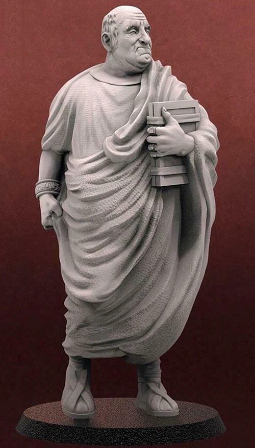 Unassambled 1/32 54 мм древний человек воротник-стойка (без базы) статуэтка в виде набор