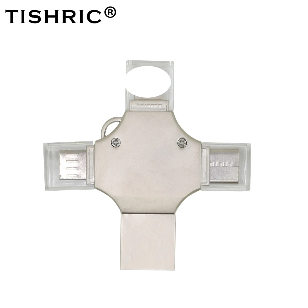 

TISHRIC Multifunctional Usb Flash Drive 32Gb 16Gb Usb 3.0 Pendrive Flash Memory For Usb Type C/Apple/Micro Usb Interface