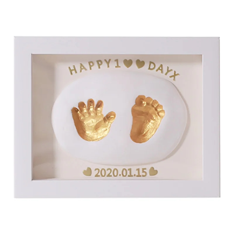 Simple Lifestyle® Kinder Photo Frame Foot Hand Print 12 mois - Cadre photo  bébé