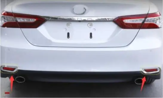 Подходит для- для Toyota 8-generation Camry задние противотуманные фары декоративная рамка противотуманный свет для фары яркие полосы украшения