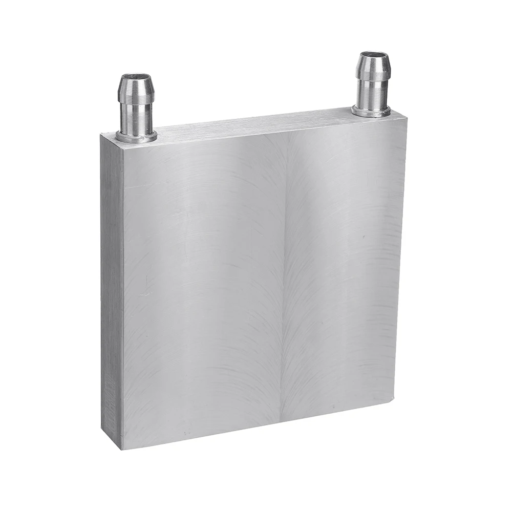 

NEW 80x80x15mm Aluminum Water Cooling Block Semiconductor For CPU Radiator Heatsink