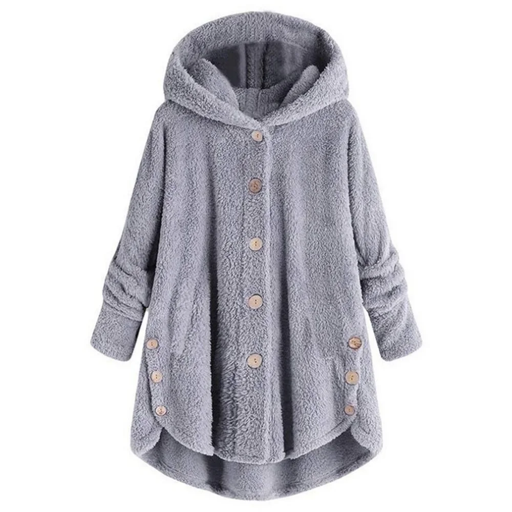 Взрывные модели, Женская куртка, большой размер 5XL, плюшевая, нестандартная, теплая куртка, шерпа, флис, осень, зима, однобортная одежда