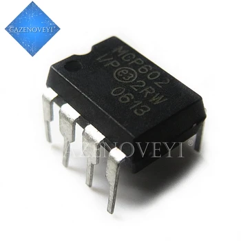 

10pcs/lot MCP602-I/P MCP602 DIP8 2.7V to 5.5V Single Supply CMOS Op Amps In Stock