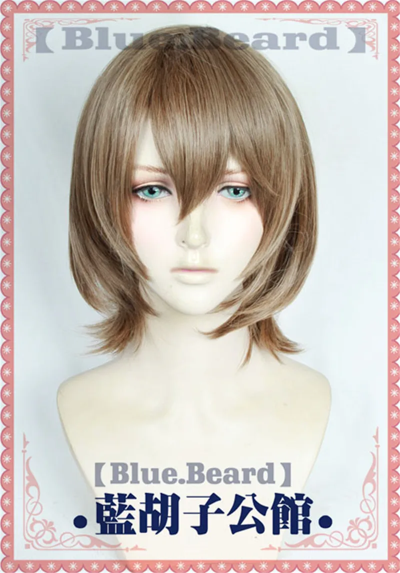 Persona 5 Goro Akechi косплей парик унисекс аниме парик костюм вечерние коричневые термостойкие синтетические волосы парик+ шапка+ трек