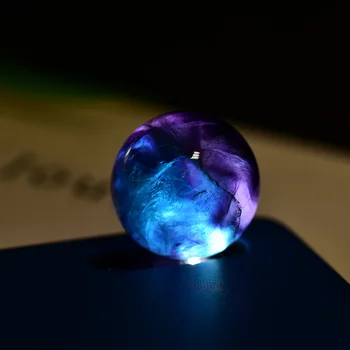 Bola de cristal de fluorita Cuarzo Natural, piedras naturales de colores, decoración para el hogar, Reiki crudo, regalo de curación Minerales, 1 ud.