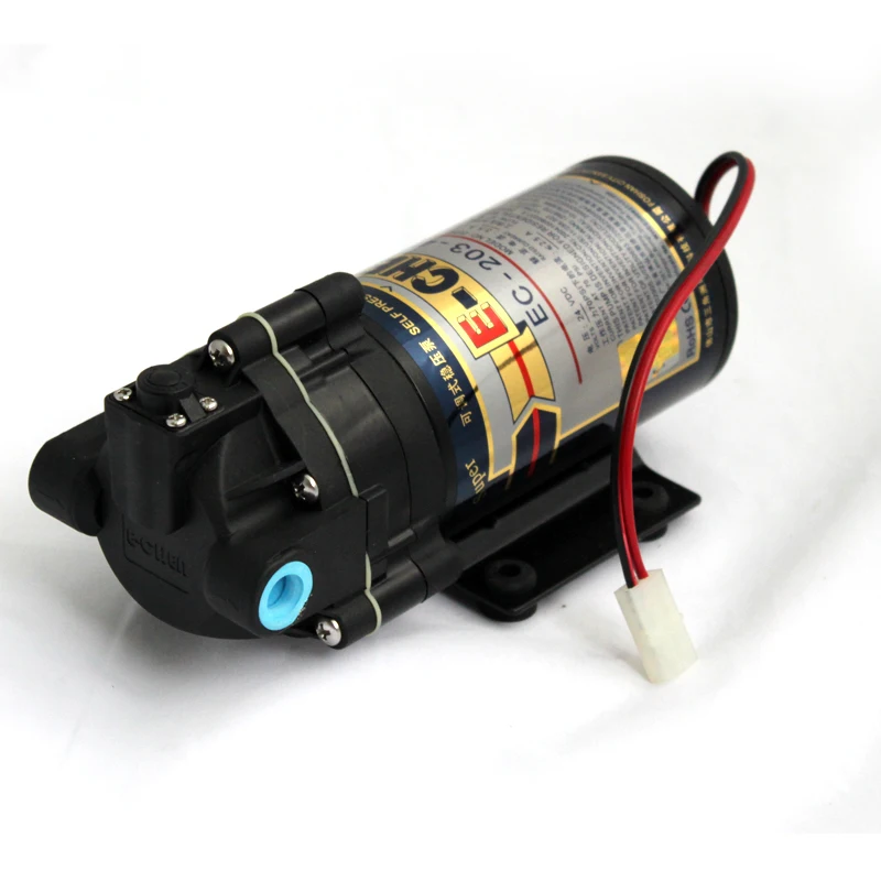 E-Chen EC-204-400A 400GPD self priming pump DC 24V water purifier system RO diaphragm booster pump high pressure long lifetime