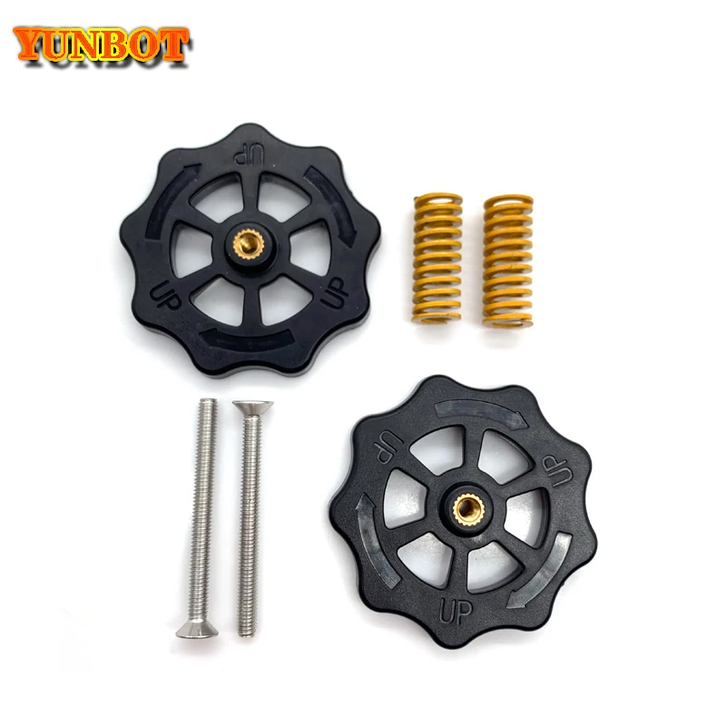 

3D Printer Accessories Hot Bed Improved Large Hand Twist Leveling Nut For Hot Creality CR-10 / 10s Mini / Ender-3 creality 4pcs
