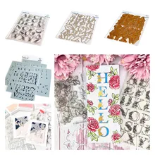 

2021 New DIY Gift Studio Inna Alpha Metal Cutting Die Stamp Stencil Stamping Set Scrapbook Diary Decoration Embossing Hot Foil