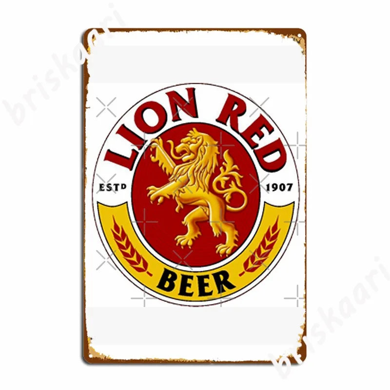 

Red Lion Beer Metal Signs Customize Cinema Cinema Living Room Poster Tin sign Posters